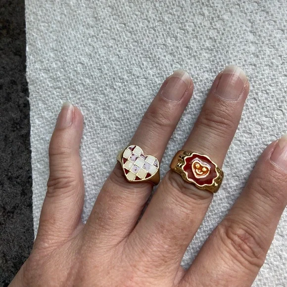 Colorful Assorted Rings Set - Picture 6 of 6